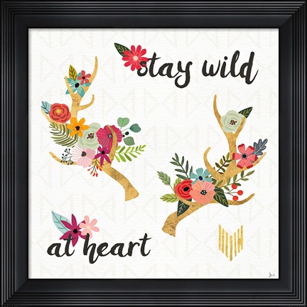 Framed Boho Beauty II Print