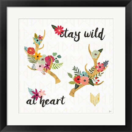 Framed Boho Beauty II Print