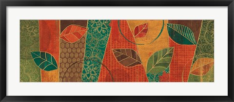 Framed Bohemian Leaves IV Print