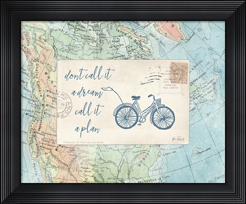 Framed Travel Posts I Print