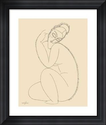 Framed Studio di Nudo II Print