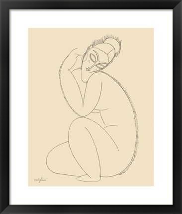 Framed Studio di Nudo II Print