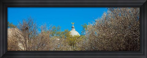 Framed Dome of a government building, Old Mississippi State Capitol, Jackson, Mississippi Print