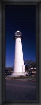 Framed Lighthouse at the roadside, Biloxi Lighthouse, Biloxi, Mississippi Print