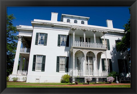 Framed Stanton Hall&#39; 1857, Antebellum house, Natchez, Mississippi Print