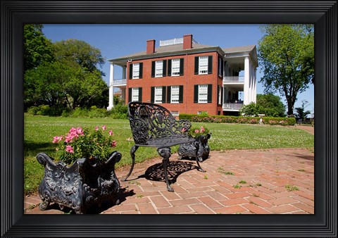 Framed Rosalie&#39; house, 1820, Union Headquarters, Natchez, Mississippi Print