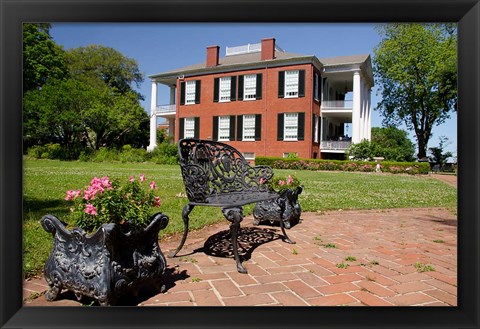 Framed Rosalie&#39; house, 1820, Union Headquarters, Natchez, Mississippi Print