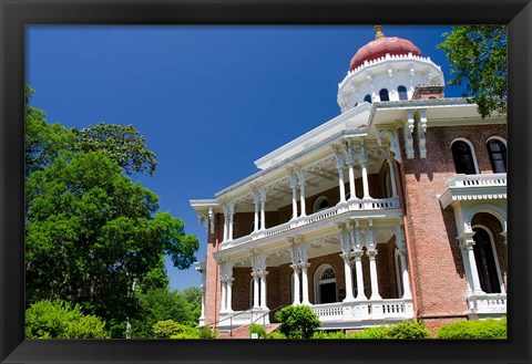 Framed Longwood&#39; house built in Oriental Villa style, 1859, Natchez, Mississippi Print