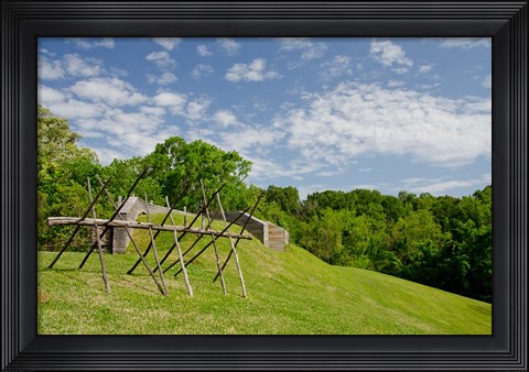 Framed Battlefield bunker, Vicksburg National Military Park, Mississippi Print
