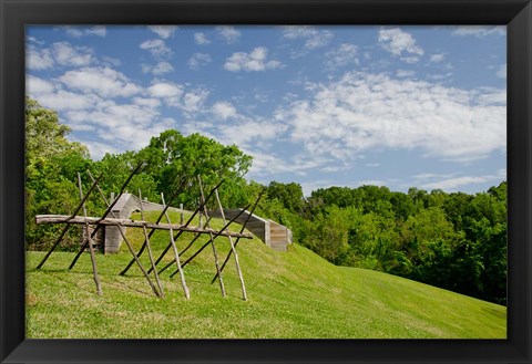 Framed Battlefield bunker, Vicksburg National Military Park, Mississippi Print