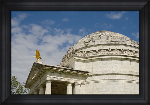 Framed Mississippi, Vicksburg Vicksburg NMP, Illinois Memorial Print