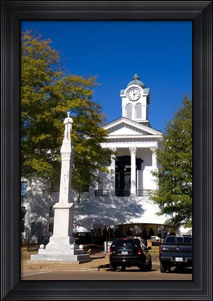 Framed Lafayette County Courthouse, Oxford, Mississippi Print