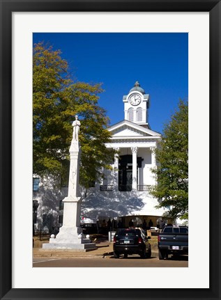 Framed Lafayette County Courthouse, Oxford, Mississippi Print