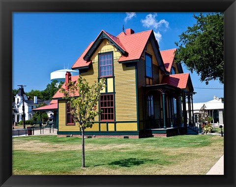 Framed Tennessee Williams Home, Columbus, Mississippi Print