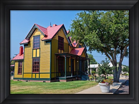 Framed Tennessee Williams Home in Columbus, Mississippi Print