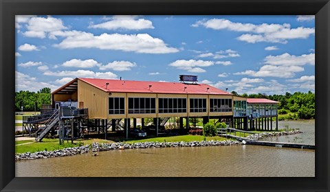 Framed Local Restaurant in Columbus, Tombigbee Waterway, Mississippi Print