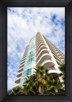 Framed Mississippi, Biloxi, Condos, Beach Boulevard Print