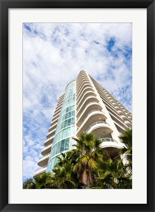 Framed Mississippi, Biloxi, Condos, Beach Boulevard Print