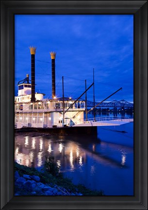Framed Mississippi, Natchez Isle of Capri, riverboat Print