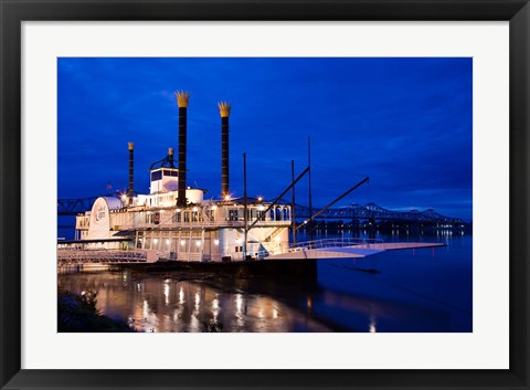 Framed Natchez Isle of Capri, Mississippi Print