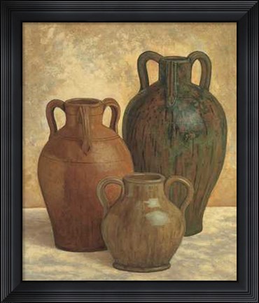 Framed Composizione di Vasi Print