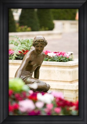 Framed Sculpture, Palace, Monte Carlo, Monaco Print