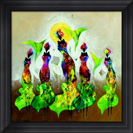 Framed Flexible Figures 2 Print