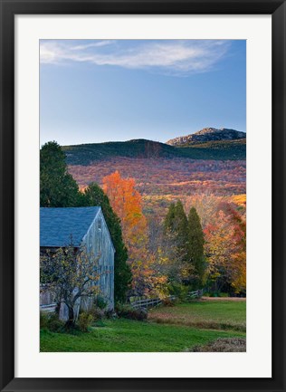 Framed Mt Monadnock, Jaffrey, New Hampshire Print