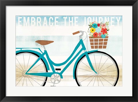 Framed Beach Cruiser Hers I Print