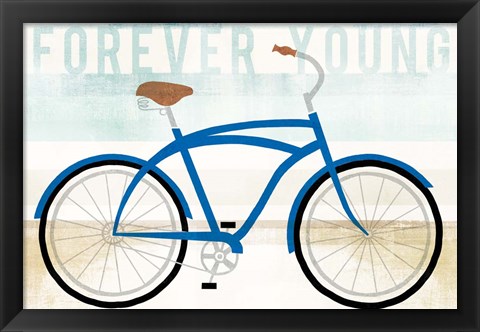 Framed Beach Cruiser Boys I Print