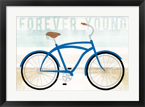 Framed Beach Cruiser Boys I Print