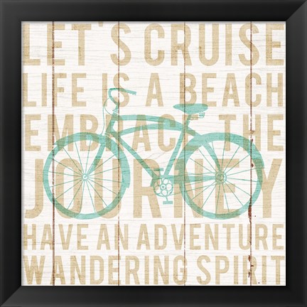 Framed Bon Voyage Cruiser II Print