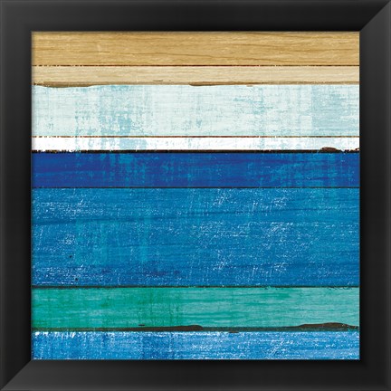 Framed Beachscape V Print