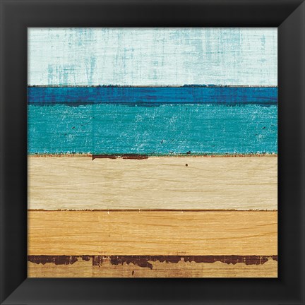 Framed Beachscape III Print