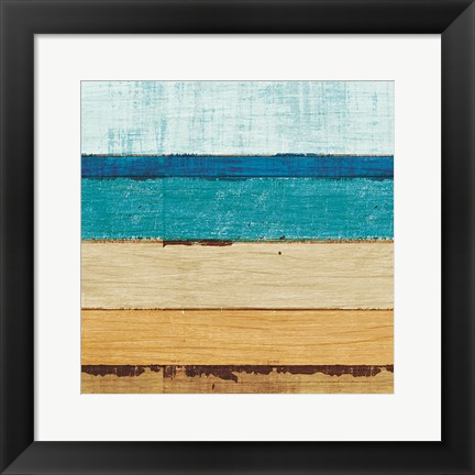 Framed Beachscape III Print