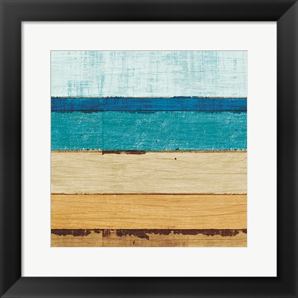 Framed Beachscape III Print