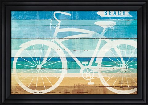 Framed Beachscape Cruiser II Print