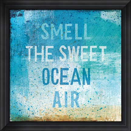 Framed Beachscape Abstract II Print