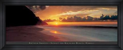 Framed Sunset on Print