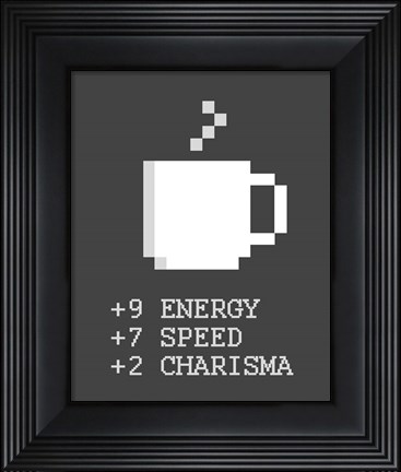 Framed Coffee Equipped Print