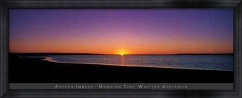 Framed Anonymous - Morning Tide Size 54.5x19 Print