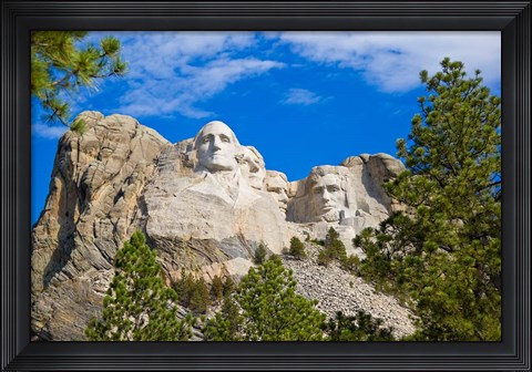 Framed South Dakota, Mount Rushmore National Memorial Print