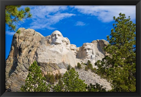 Framed South Dakota, Mount Rushmore National Memorial Print