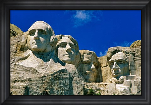 Framed Mount Rushmore in South Dakota Print