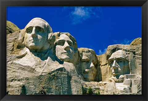 Framed Mount Rushmore in South Dakota Print