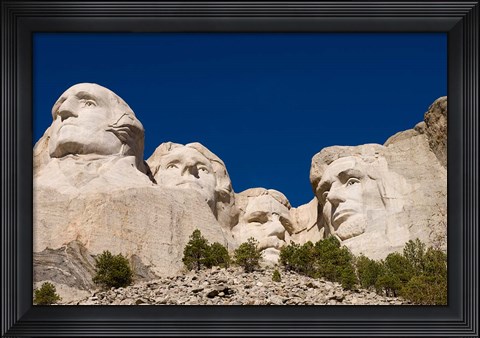 Framed Mount Rushmore, Keystone, Black Hills, South Dakota Print