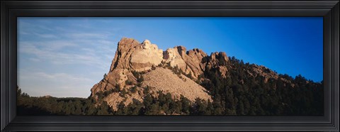 Framed View of Mount Rushmore National Memorial, Keystone, South Dakota Print