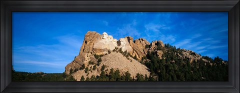 Framed Mt Rushmore National Monument and Black Hills, Keystone, South Dakota Print