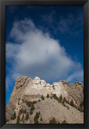 Framed USA, South Dakota, Black Hills, Mount Rushmore National Memorial Print