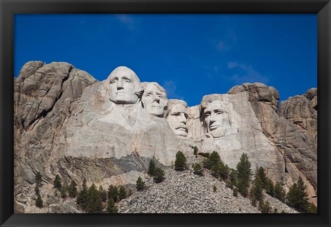 Framed Mount Rushmore National Memorial, South Dakota Print